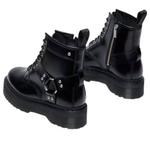 Ботинки Dr. Martens 1460 Quad Harness Platform Boots 'Black' - фото 3