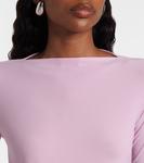 Платье из плиссированного креп-джерси Alex Perry, Bubblegum - фото 4