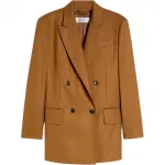 Двубортный блейзер MaxMara, темно-коричневый - фото 3