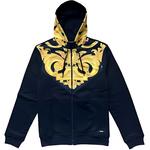 VERSACE Толстовка с принтом медузы на молнии, Black - фото