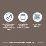 Farberware Radiant Nonstick 8 на сковороде, бежевый - фото 11