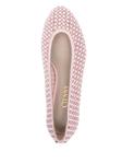 Балетки с декором Genny, розовый - фото 4