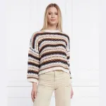 Свитер свободного кроя Liu Jo, коричневый - фото 2