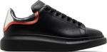 Кроссовки Alexander McQueen Oversized Sneaker 'Black Silver Welsh Red', черный - фото