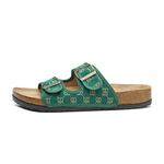 Шлепанцы унисекс Oubt, зеленый - фото