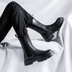 Ботинки Челси мужские черный Beidouniao - фото 8