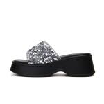 Шлепанцы женские Pt'Son, серебряный - фото