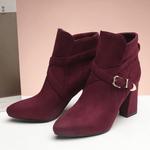 Женские элегантные ботильоны Roimaash, 061 Red - фото 3