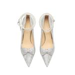 Ainer-cat Ainer cat Slim Heel High Heels 8cm Women's Silver - фото 4