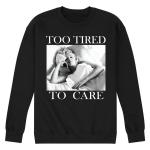 Мужской свитшот Мэрилин Монро Too Tired Licensed Character - фото