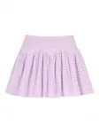 Юбка с люверсами Self-Portrait Kids, фиолетовый - фото