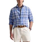 Клетчатая рубашка Polo Ralph Lauren, синий - фото 3