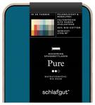 Простыня Schlafgut бензин, 120-130/200-220 см - фото 2