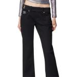 VERSACE JEANS COUTURE Женские джинсы черные - фото 6
