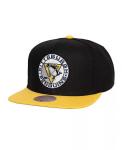 Мужская черная кепка Snapback Pittsburgh Penguins Core Team Ground 2.0 Mitchell & Ness, черный - фото
