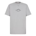 Футболка air jordan capsule collection x Dior, серый - фото
