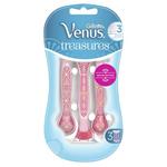 Женская бритва, 3 шт. Gillette, Venus, Treasure Pink - фото