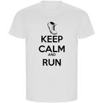 Футболка Kruskis Keep Calm And Run ECO, белый - фото