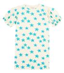 Платье из хлопкового джерси с принтом Tinycottons, Light Cream - фото