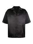 Повседневная рубашка SikSilk Regular fit Button Up Shirt, черный - фото