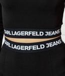 Блуза Cropped fit Karl Lagerfeld Jeans, черный - фото 4