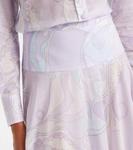 Хлопковая макси-юбка с орхидеями Pucci, Lavender - фото 4