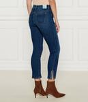 Джинсы женские Marc Cain облегающего кроя с декорированными разрезами, синий - фото 3