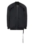 Стеганый бомбер на молнии Rick Owens DRKSHDW, черный - фото