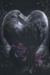Футболка Spiral Raven Heart, черный - фото 2