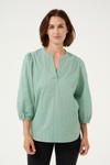 Блуза Kaffe KA Jollia, пастельно-зеленый - фото 2