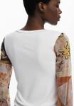 Топ Desigual CHIFFON SLEEVE , White - фото 5