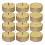 LumaНабор свечей Mega Citronella Tealight, 12 шт. LumaBase, белый - фото