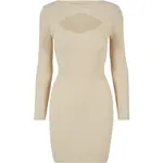 Платье Urban Classics Cut, бежевый - фото