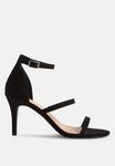 Kazaki mid heel ankle strap sandals London Rag, черный - фото