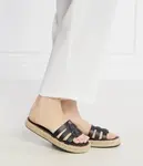 Кожаные тапочки Tommy Hilfiger, черный - фото 2