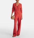 Кардиган из хлопка Pointelle Vince, Terra - фото 2