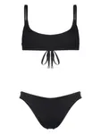 Бикини в рубчик The Attico, черный - фото