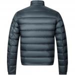 Moncler Пуховик Unisex Blue Gray Stand Collar Moderate - фото 3