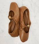 Балетки из галечной кожи Loewe, Oak - фото 5