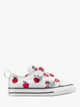 Детские кроссовки Chuck Taylor All Star Low-Top Apple Converse, White/Red/Black - фото