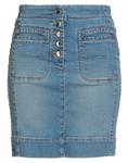 Джинсовые юбки Love Moschino, синий - фото