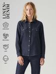 Блузка LEVI'S  ICONIC WESTERN IN LINEN DENIM, темно-синий - фото 2