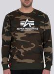 Толстовка Alpha Industries Basic Camo Sweatshirt, камуфляж - фото