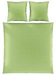 Двустороннее постельное белье Bio:Vio, 200x200 см, зеленый - фото