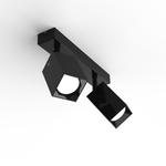 Потолочный светильник Lumicom, 6x27x18 см, черный - фото 4