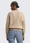 Джемпер TOM TAILOR DENIM HAIRY CREW-NECK PULLOVER, Cosy Beige Melange/Beige - фото 3