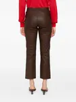 Кожаные брюки Флорентина BY MALENE BIRGER, коричневый - фото 4