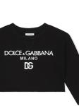 Dolce & Gabbana худи с вышитым логотипом, черный - фото 3