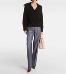 Хлопковый свитер Bottega Veneta, Black - фото 2