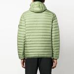 Куртка logo patch zipped down jacket 'green' Stone Island, зеленый - фото 2